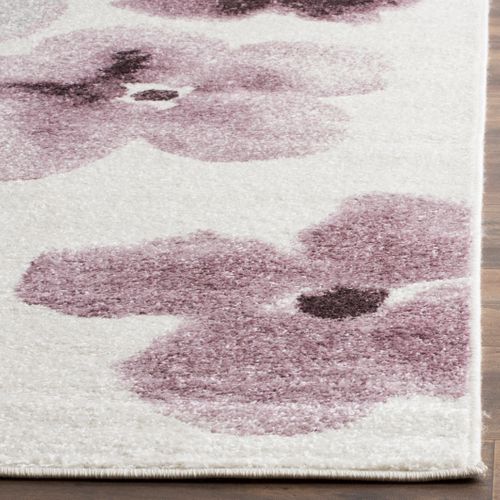 Tapis Adirondack 76 X 244 Cm Contemporain Ashlyn Blanc