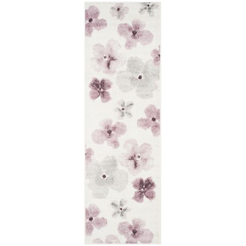Tapis Adirondack 76 X 244 Cm Contemporain Ashlyn Blanc