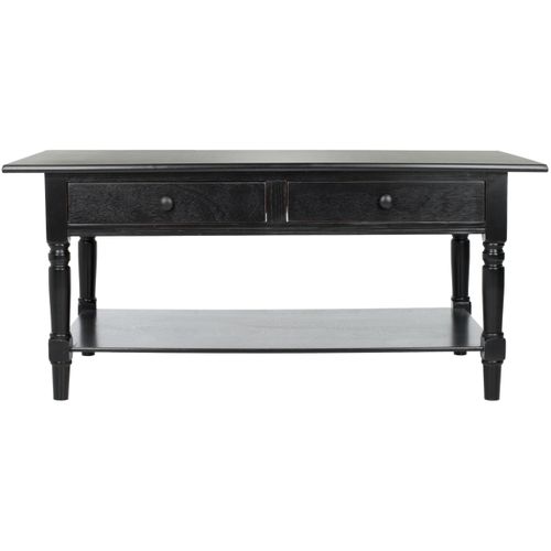 Tables Basses Marybelle Noir Bois De Pin 106 X 55 X 47 Cm