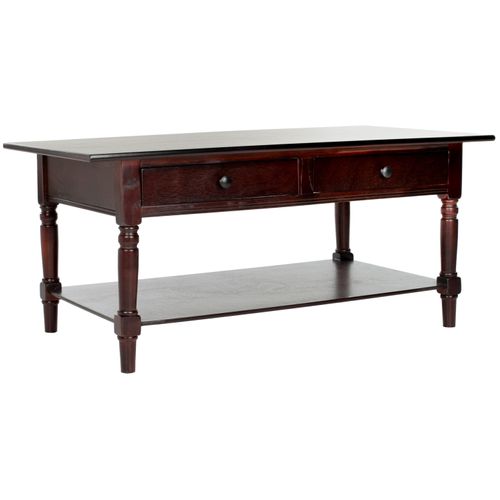 Table Basse Marybelle Rouge Bois De Pin 106 X 55 X 47