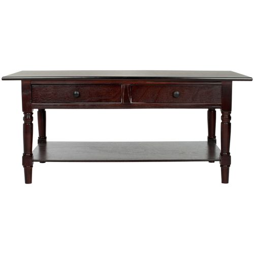 Table Basse Marybelle Rouge Bois De Pin 106 X 55 X 47