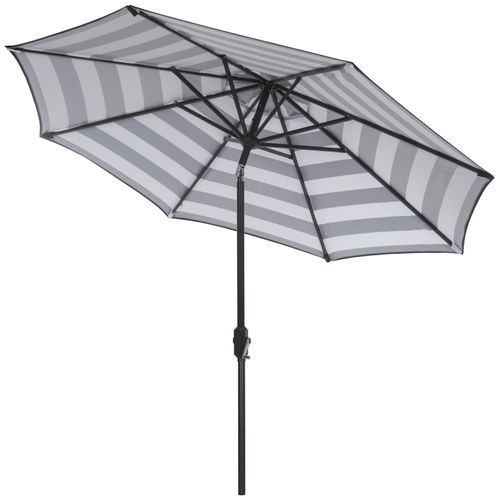 Parasol Littoral Iris Noir/blanc Metal 255 X 255 X 250