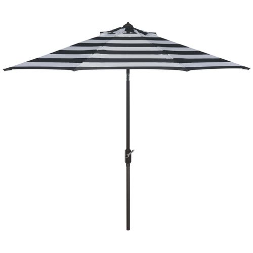 Parasol Littoral Iris Noir/blanc Metal 255 X 255 X 250