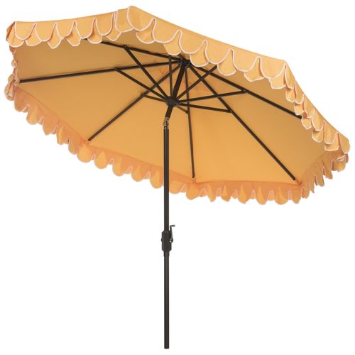 Parasol Littoral Valance Jaune/blanc Metal 255 X 255 X 250