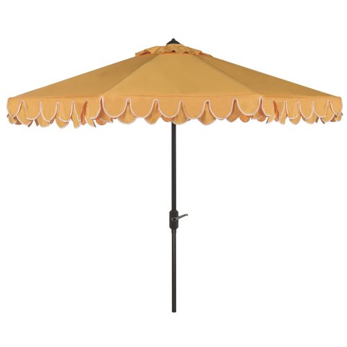Parasol Littoral Valance Jaune/blanc Metal 255 X 255 X 250