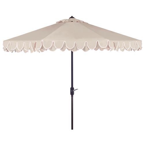 Parasol Valance Beige Métal Open: 256 X 256 X 251 Close: 15 X 15 X 251