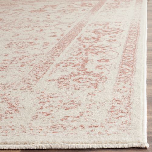 Tapis Adirondack 235 X 305 Cm Vintage Patiné Lucinda Ivory / Rose