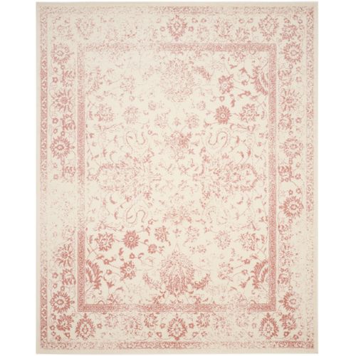 Tapis Adirondack 235 X 305 Cm Vintage Patiné Lucinda Ivory / Rose