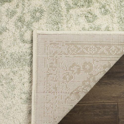 Tapis Adirondack 76 X 244 Cm Vintage Patiné Lucinda Ivoire / Sauge