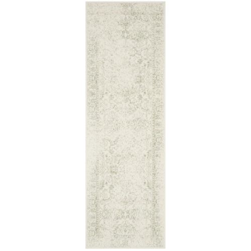 Tapis Adirondack 76 X 244 Cm Vintage Patiné Lucinda Ivoire / Sauge