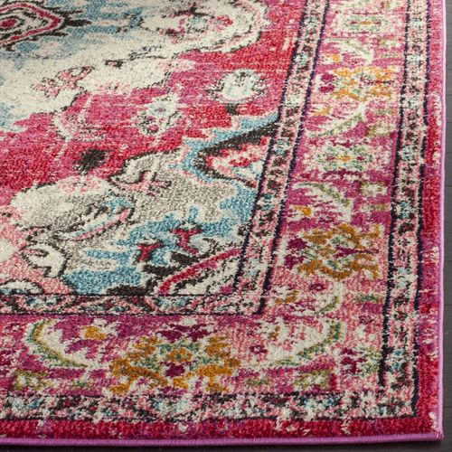 Tapis Monaco 122 X 170 Cm Bohème Chic Milà Rose
