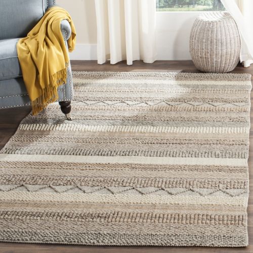 Tapis Natura 183 X 274 Cm De Transition Demi Beige