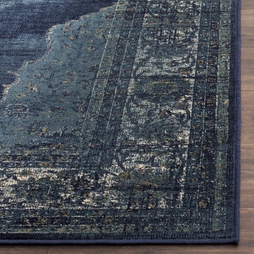 Tapis Vintage 122 X 170 Cm Traditionnel Sibyla Bleu