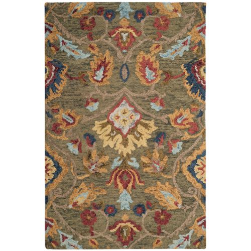 Tapis Blossom 91 X 152 Cm Traditionnel Juni Green / Multi