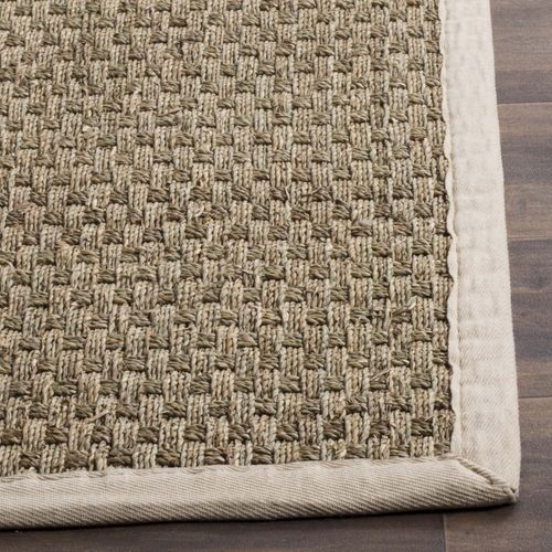 Tapis Natural Fiber 122 X 122 Cm Fibre Naturelle Roselyn Naturel / Ivoire