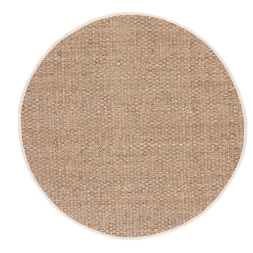 Tapis Natural Fiber 122 X 122 Cm Fibre Naturelle Roselyn Naturel / Ivoire