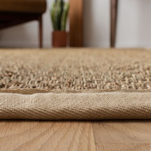 Tapis Natural Fiber 122 X 122 Cm Fibre Naturelle Roselyn Naturel / Ivoire