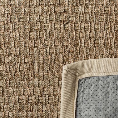 Tapis Natural Fiber 122 X 122 Cm Fibre Naturelle Roselyn Naturel / Ivoire