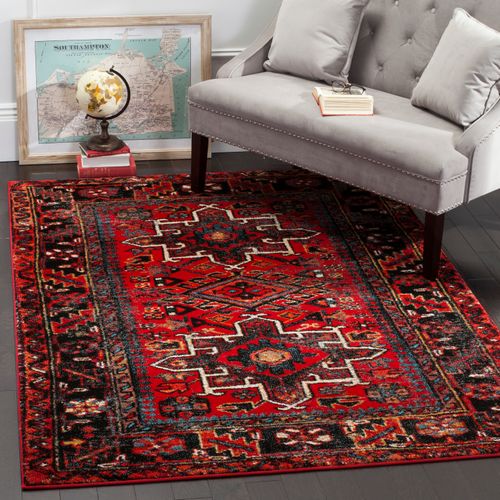 Tapis Persan 122 X 183 Cm De Transition Henley Rouge