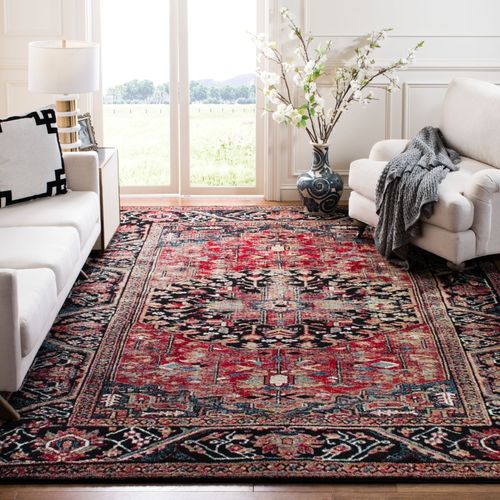 Tapis Persan 274 X 366 Cm De Transition Brooklynn Rouge / Multi