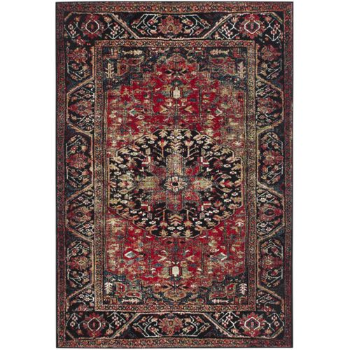 Tapis Persan 274 X 366 Cm De Transition Brooklynn Rouge / Multi