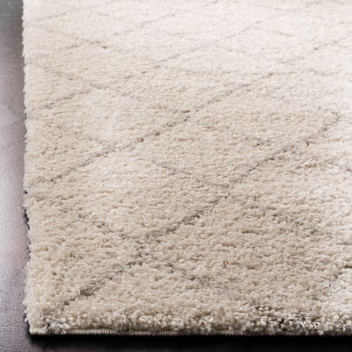 Tapis Arizona à Poils Longs 201 X 279 Cm Shag Farleigh Beige