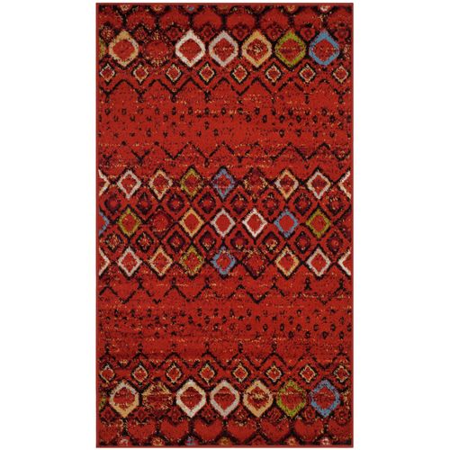 Tapis Amsterdam 91 X 152 Cm Bohémien Cullen Rouge