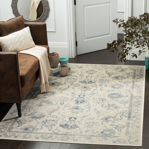 Tapis Vintage 160 X 229 Cm Traditionnel Rowena Bleu