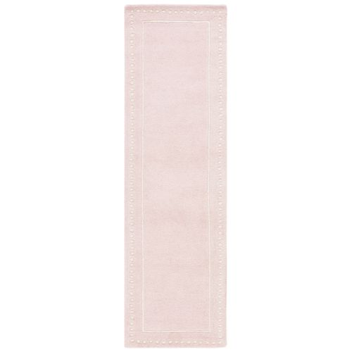 Tapis Bella 69 X 213 Cm Bordure En Pointilles Galilea Rose Pâle / Ivoire