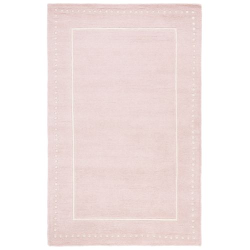 Tapis Bella 183 X 274 Cm Bordure En Pointilles Galilea Rose Pâle / Ivoire