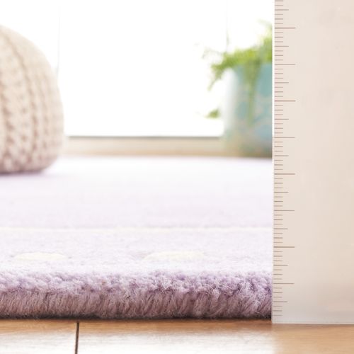 Tapis Bella 183 X 274 Cm Bordure En Pointilles Galilea Lavander / Ivoire