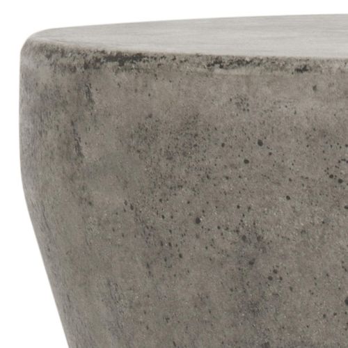 Table En Ciment Janell Gris Beton 31 X 31 X 44 Cm