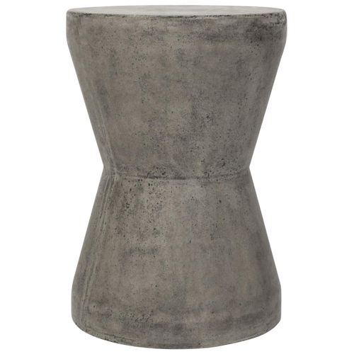 Table En Ciment Janell Gris Beton 31 X 31 X 44 Cm