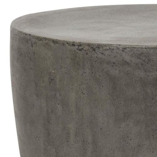 Table En Ciment Willodean Gris Beton 36 X 36 X 45 Cm