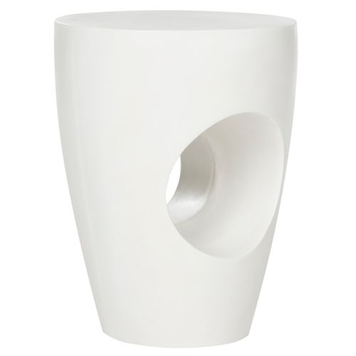 Table En Ciment Willodean Ivoire Beton 36 X 36 X 45 Cm