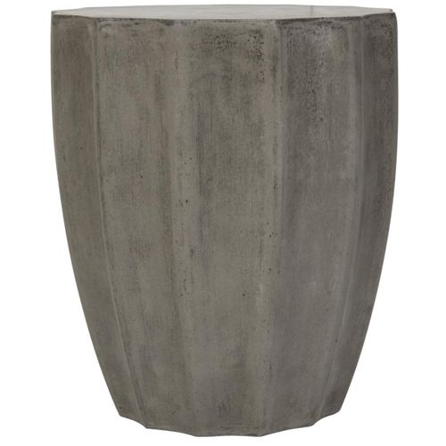 Table En Ciment Charleen Gris Beton 39 X 39 X 45 Cm