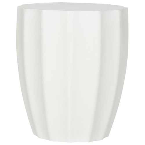 Table En Ciment Charleen Ivoire Beton 39 X 39 X 45 Cm