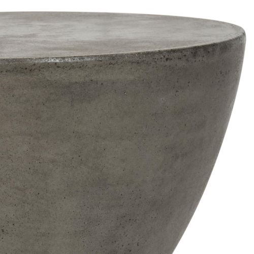 Table En Ciment Coleen Gris Beton 38 X 38 X 45 Cm