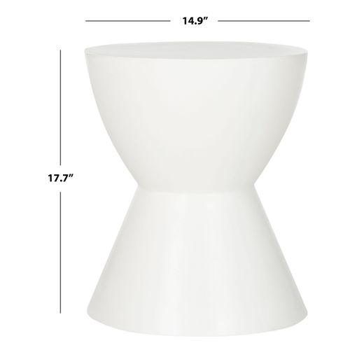 Table En Ciment Coleen Ivoire Beton 38 X 38 X 45 Cm