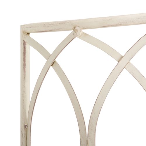 Banc Abia Blanc Le Fer 60 X 125 X 80 Cm