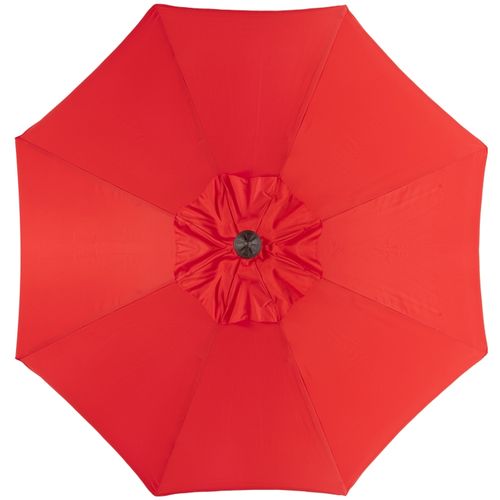 Parasol Littoral Dorinda Rouge Metal 255 X 255 X 250
