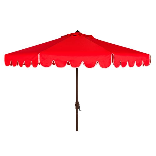 Parasol Littoral Dorinda Rouge Metal 255 X 255 X 250