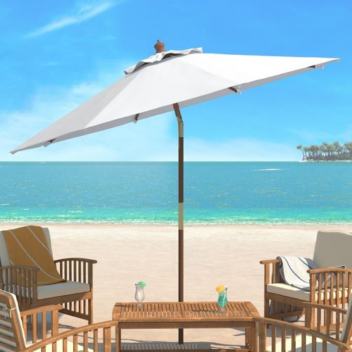 Parasol Jonathan Ivoire Bois Open: 268 X 268 X 251 Close: 15.5 X 15.5 X 251