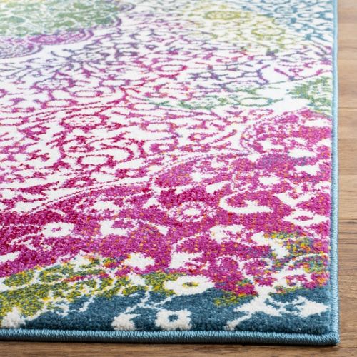 Tapis Aquarelle 122 X 183 Cm Abstrait Trinity Rose