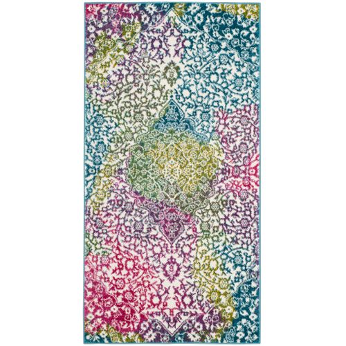 Tapis Aquarelle 122 X 183 Cm Abstrait Trinity Rose