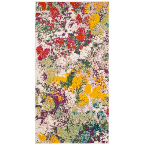Tapis Aquarelle 122 X 183 Cm Abstrait Lexi Rose