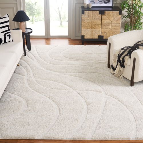 Tapis Florida Shag 236 X 305 Cm Shag Naples Creme / Creme