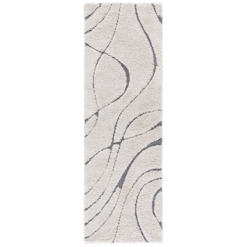 Tapis Floride Shag 69 X 213 Cm Shag Milani Gris