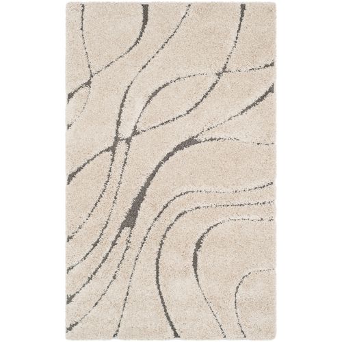 Tapis Floride Shag 122 X 183 Cm Shag Milani Gris