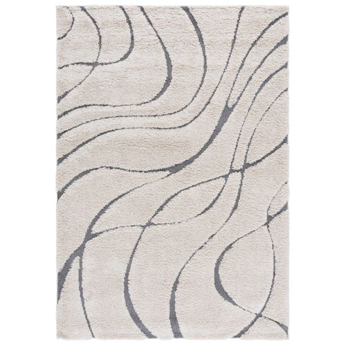 Tapis Floride Shag 160 X 229 Cm Shag Milani Gris